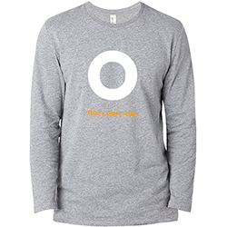 THAT'S PLASMAGIC LONG SLEEVE SHIRT - GREY