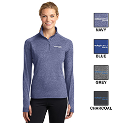 LADIES SPORT-WICK STRETCH 1/2 ZIP PULLOVER